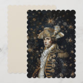 クラウン ナポレオン - フラット インビテーション 12.7 cm x 17.8 cm (正面/裏面)