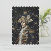 クラウン ナポレオン - フラット インビテーション 12.7 cm x 17.8 cm (スタンド正面)