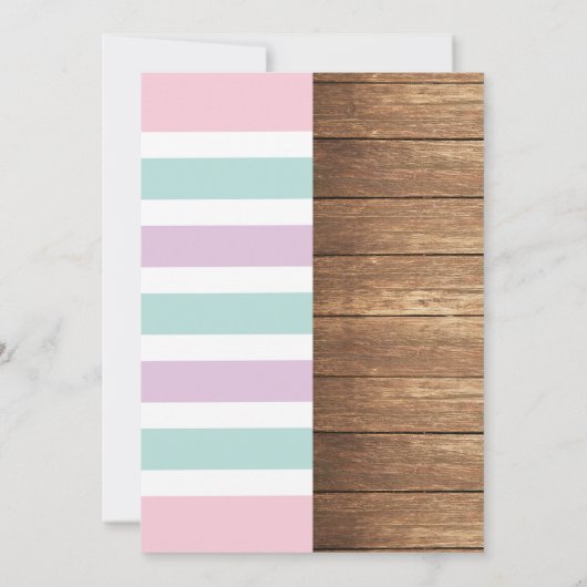 クラウン&バスケットボールジョイント誕生日ガールボーイスポーツ 招待状 (裏面)