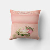 クラウン&バラピンク クッション (裏面)