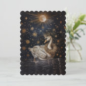 クラウン - フラット  12.7 cm x 17.8 cm  招待状サイズ 招待状 (スタンド正面)