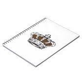 クラウン – ブラウン ノートブック (左側)