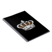 クラウン – ブラウン ノートブック (右側)