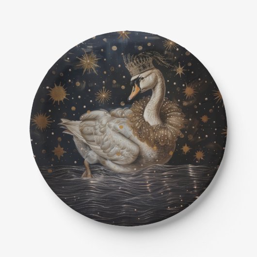 クラウン – ラウンド紙プレート ペーパープレート (正面)