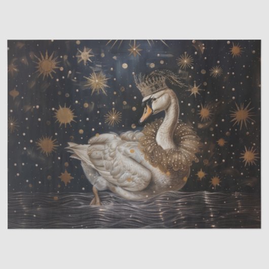 クラウン – 油彩画スタイルティッシュペーパー 薄葉紙 (正面)