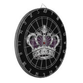 クラウン – 紫 ダーツボード (正面左)