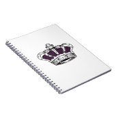 クラウン – 紫 ノートブック (右側)