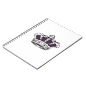 クラウン – 紫 ノートブック (左側)