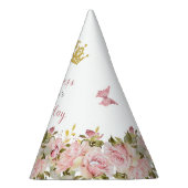 クラウン |蝶フローラプリンセス1st Birthday パーティーハット (右)