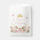 クラウン |蝶フローラプリンセス1st Birthday フェイバーバッグ (正面)
