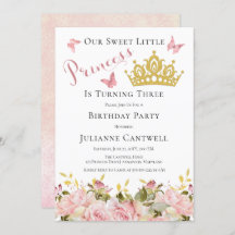 クラウン |蝶フローラプリンセス3rd Birthday I