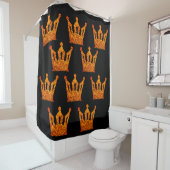 クラウン、金箔シャワーカーテン シャワーカーテン (インサイチュ)