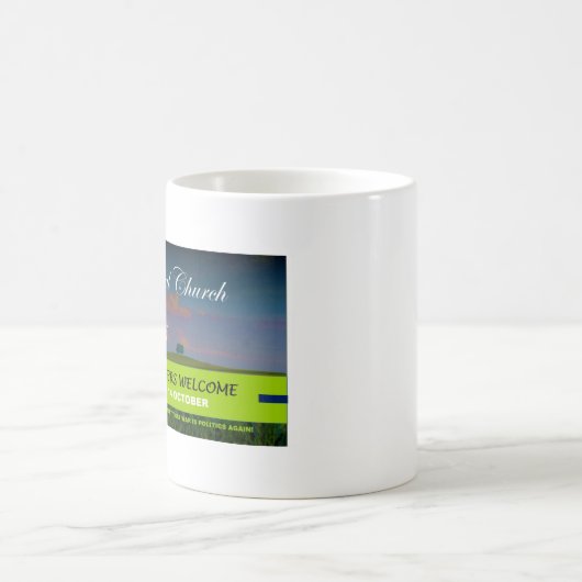 クラウ国際的ズビッツ教会-招待状 コーヒーマグカップ (中央)