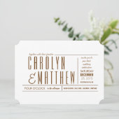 クラエレガントシモダンーのチケット招待状 招待状 (スタンド正面)