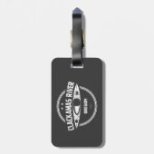 クラカマスリバーオレゴンカヤック ラゲッジタグ (裏面縦)