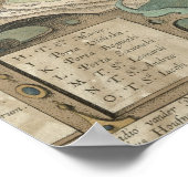 クラクウの地図， 'Civitates Orbis Terrarum'からの'by ポスター (角)