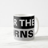 クラクション音楽ミュージシャン コーヒーマグカップ (正面右)