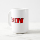 クラクフが大好き コーヒーマグカップ (正面左)