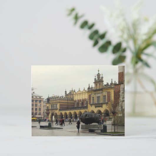 クラクフのマーケットスクエア ポストカード (スタンド正面)