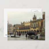 クラクフのマーケットスクエア ポストカード (正面/裏面)