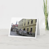 クラクフの馬車, ポーランド カード (正面)