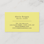 クラクフオールドタウン、ポーランド、旅行代理店 名刺 (裏面)