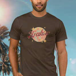 クラクフクラクオポーランドレトロヴィンテージディスコボール Tシャツ
