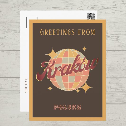 クラクフクラクフシティポーランドレトロヴィンテージハガキ ポストカード