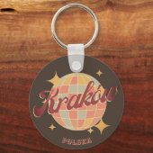 クラクフクラクフシティポーランドレトロヴィンテージ キーホルダー (正面)