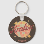 クラクフクラクフシティポーランドレトロヴィンテージ キーホルダー (裏面)