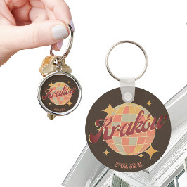 クラクフクラクフシティポーランドレトロヴィンテージ キーホルダー