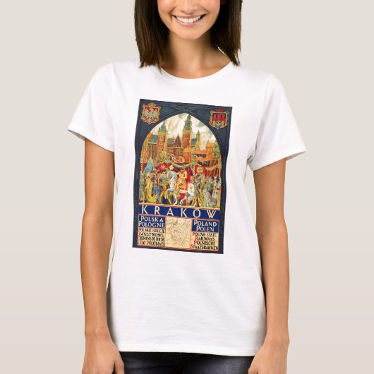 クラクフポルスカPologne Polen Tシャツ (正面)