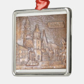 クラクフポーランドのWAWELの城 メタルオーナメント (左)