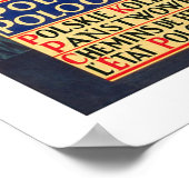 クラクフポーランドヴィンテージトラベル ポスター (角)