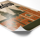 クラクフポーランドヴィンテージ フォトプリント            (角)