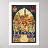 クラクフヴィンテージ旅行 ポスター (正面)