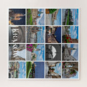 クラクフ旧市街の風景、ポーランド ジグソーパズル (横)