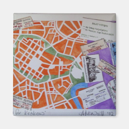 クラクフ磁石用K マグネット (正面)