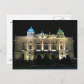 クラクフ・ジュリウス・スワフワッキ劇場。 ポストカード (正面/裏面)