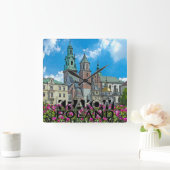 クラクフ スクエア壁時計 (ホーム)