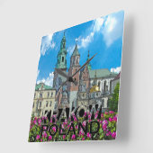 クラクフ スクエア壁時計 (傾斜)