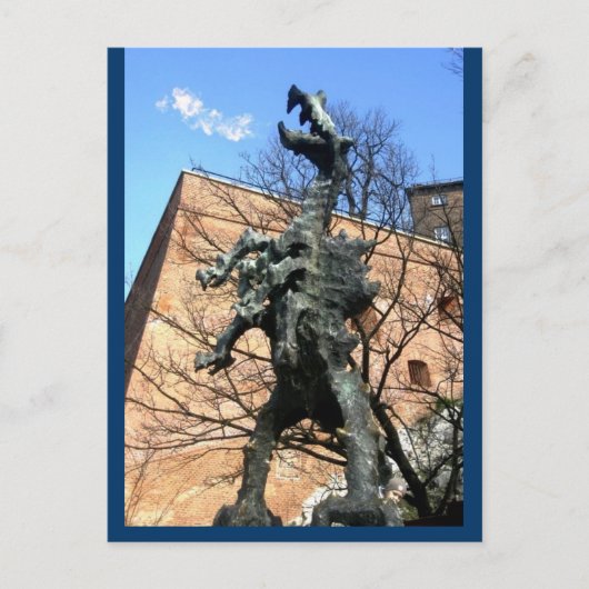 クラクフ・ドラゴン ポストカード (正面)