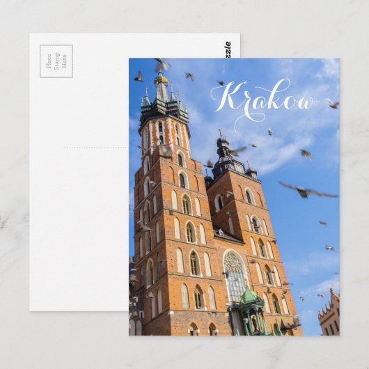 クラクフ ポストカード (正面/裏面)
