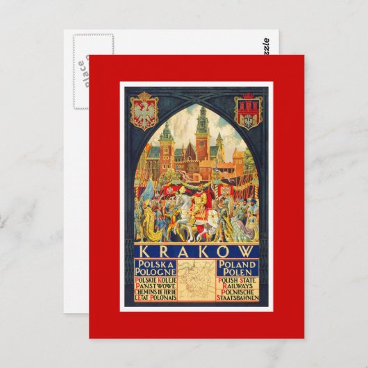 クラクフ ポストカード (正面/裏面)