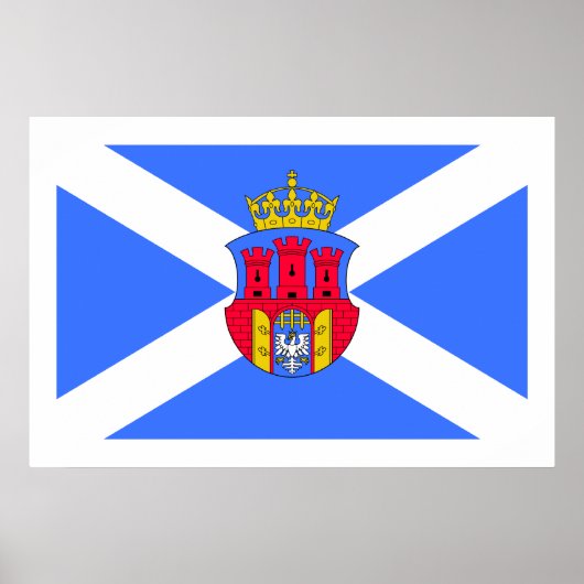 クラクフ、ポーランド国旗 ポスター (正面)