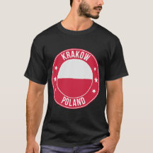 クラクフ ポーランド市Tシャツ