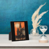 クラクフ・ポーランド – ポーランドヴィンテージポーランド旅行ポスター フォトプラーク (インサイチュ)