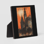 クラクフ・ポーランド – ポーランドヴィンテージポーランド旅行ポスター フォトプラーク (正面)