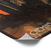 クラクフ・ポーランド – ポーランドヴィンテージポーランド旅行ポスター ポスター (角)