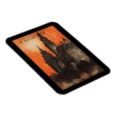 クラクフ・ポーランド – ポーランドヴィンテージポーランド旅行ポスター マグネット (右側)